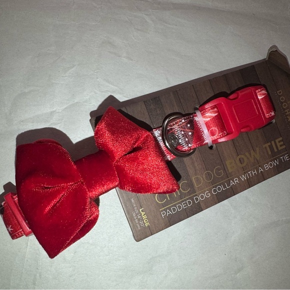 Dog bow tie collar - Picture 6 of 6